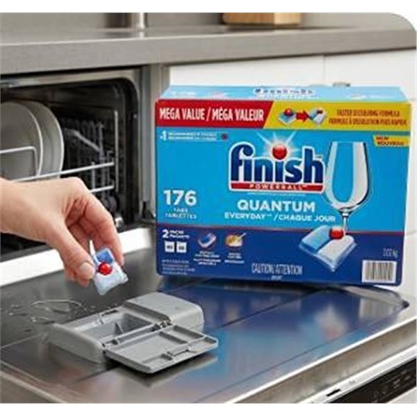 Finish Powerball Quantum Dishwasher Tabs Aprox 176 count