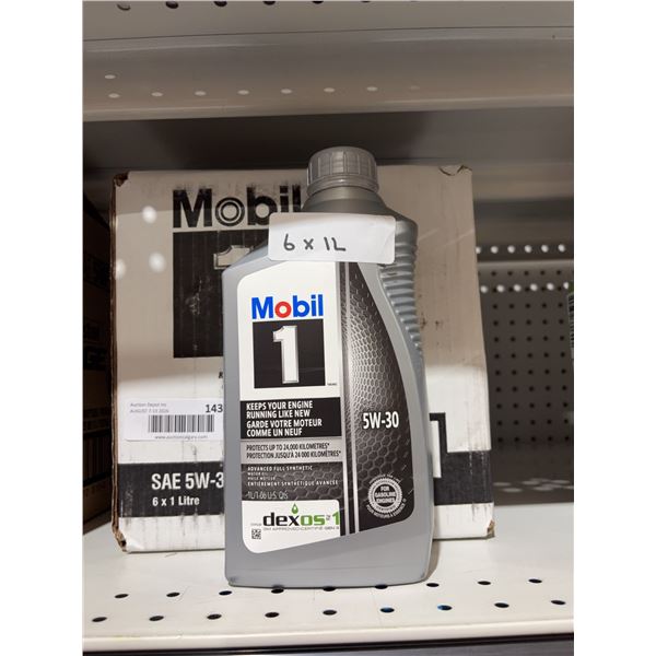 Mobil 1 5W-30 Synthetic Motor Oil, 6X1L