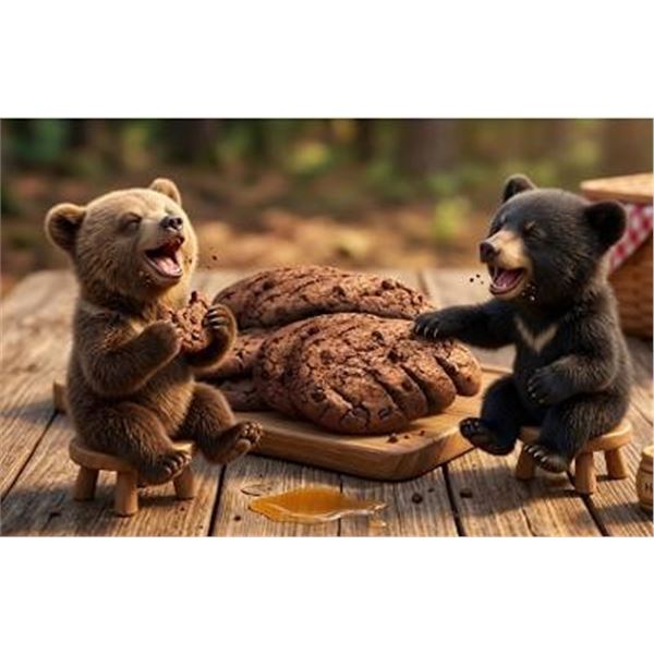 Dare Bear Paws Double Chocolate Cookies, 40 P
