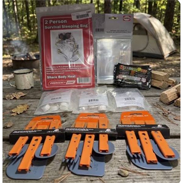 Camping and Outdoor Essentials Lot