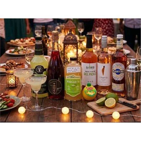 Lot Non-Alcoholic Wines and Mixers