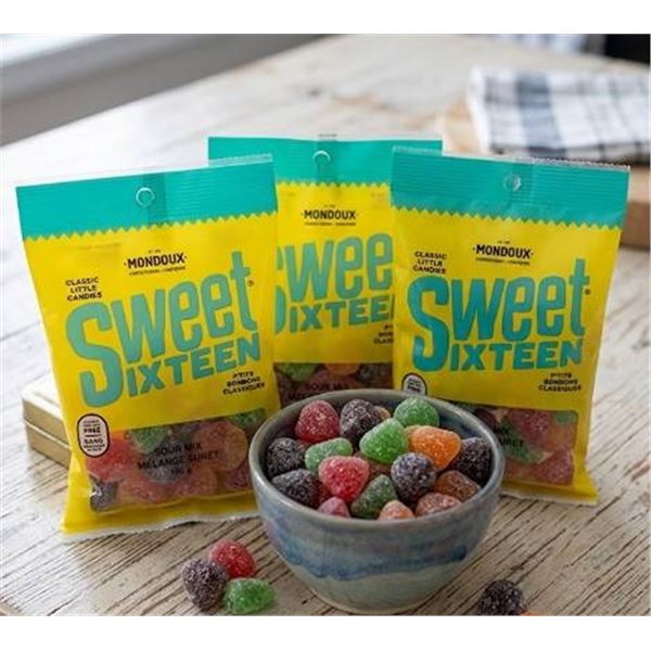 Sweet Sixteen Assorted Gummy Candy 185g