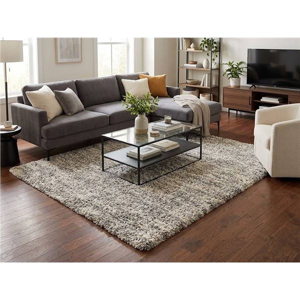 CAM Rosedale Super Soft Touch Area Rug, 5 ft 3 in x 7 ft 4 in