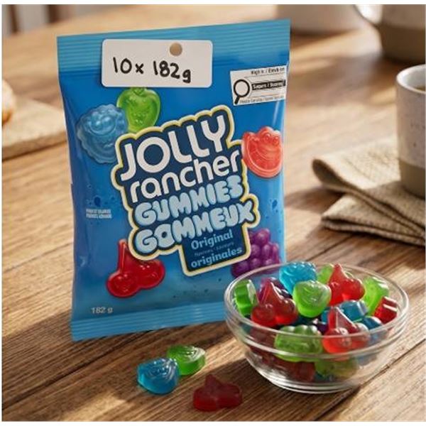 Jolly Rancher Gummies 10 Packs 182g Each