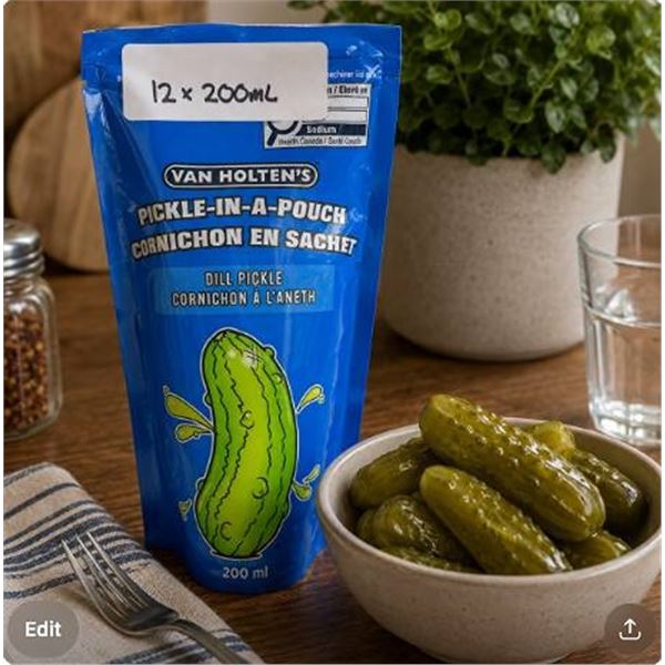 Van Holten's Dill Pickle-In-A-Pouch 12 x 200ml