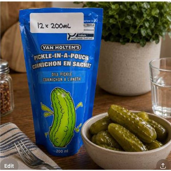Van Holten's Dill Pickle-In-A-Pouch 12 x 200ml