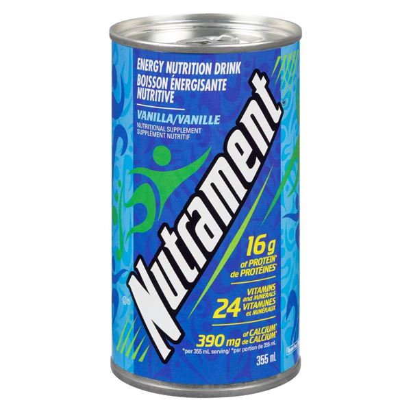 Nutrament Vanilla Energy Drink, 10 x 325ml