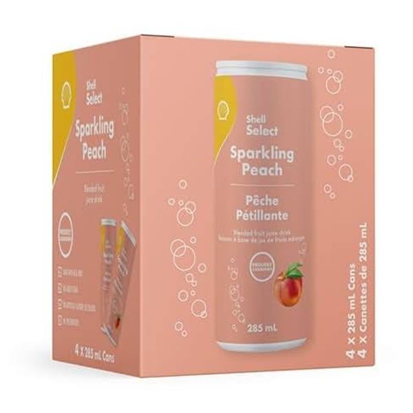 Shell Select Sparkling Peach 3(4x285mL Cans)