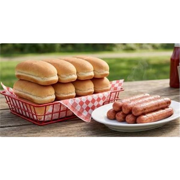 Gonnella Premium IW Hot Dog Roll Case 56 Buns