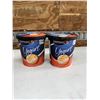 Image 2 : Lot ofÂ  2 - Chapman's Frozen Yogurt Peaches & Cream 2L,