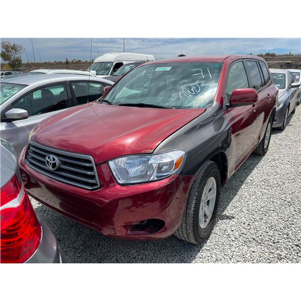 TOYOTA HIGHLANDER 2008 ADT / T 21 DAYS