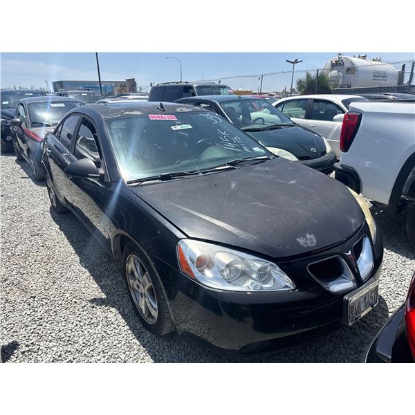 PONTIAC G6 2008 O/S ADT-DON/ EXPORT ONLY