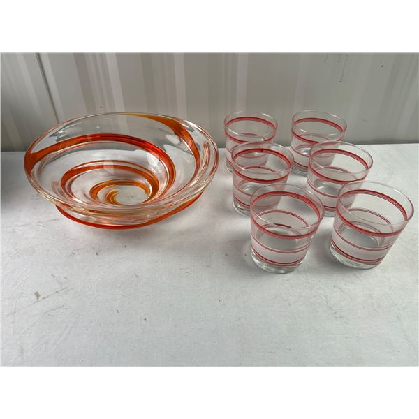 Spiral Glass Lot
