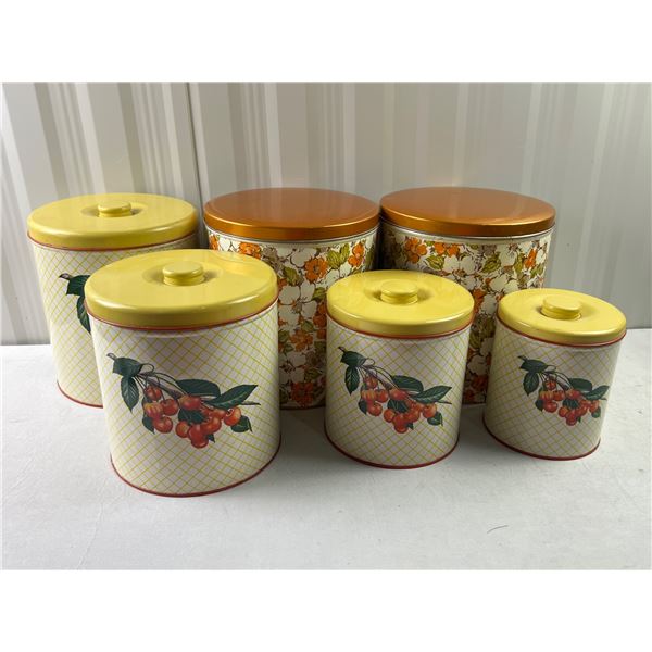 Vintage Canisters Lot