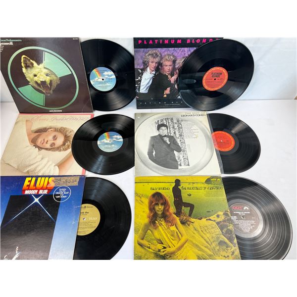 Record Albums Featuring Elvis & Platinum Blonde