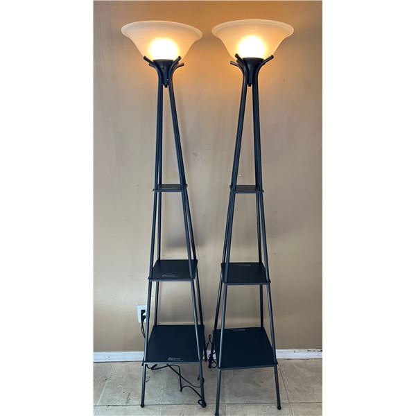Floor Lamps with Shelving