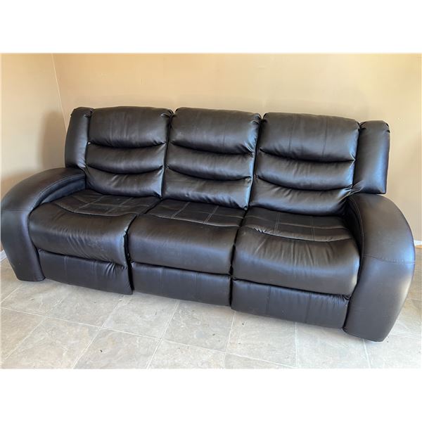 Leather Reclining Couch