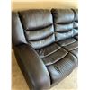 Image 3 : Leather Reclining Couch