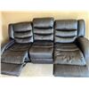 Image 4 : Leather Reclining Couch