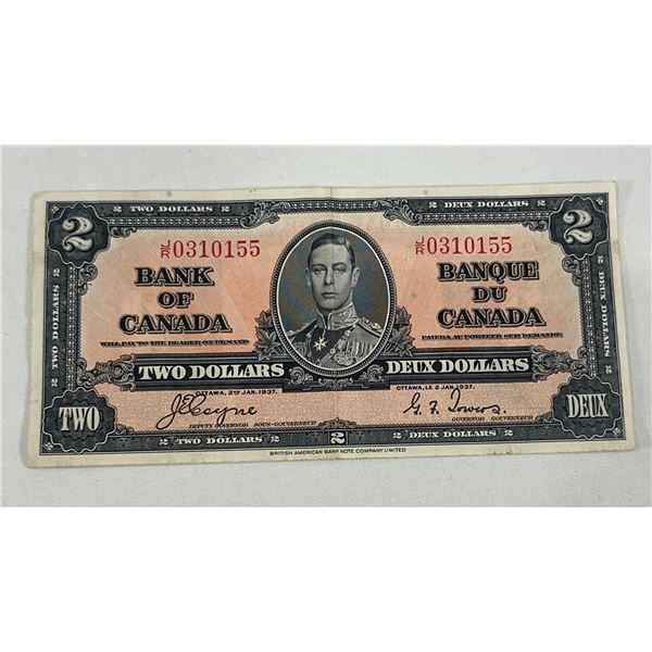 CAD - 1937 Two Dollar Bill