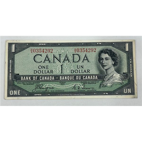 1954 One Dollar Bill - CAD