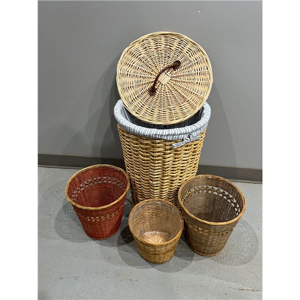 Wicker Laundry Basket