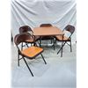 Image 1 : Folding Table and Chairs