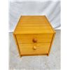 Image 1 : Wooden Side Table with Storage