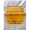 Image 1 : Wooden Side Table with Storage