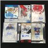Image 1 : LOT OF 6 SIGNED HOCKEY TRADING CARDS