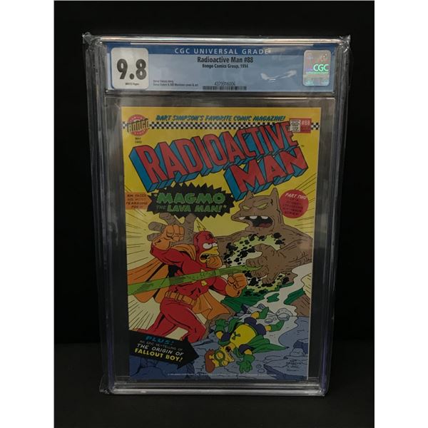 RADIOACTIVE MAN #88 BY BONGO COMICS - CGC GRADE 9.8