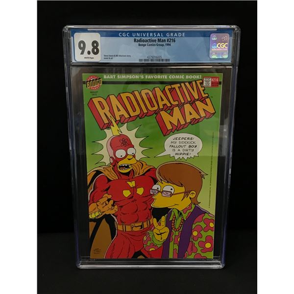 RADIOACTIVE MAN #216 BY BONGO COMICS - CGC GRADE 9.8