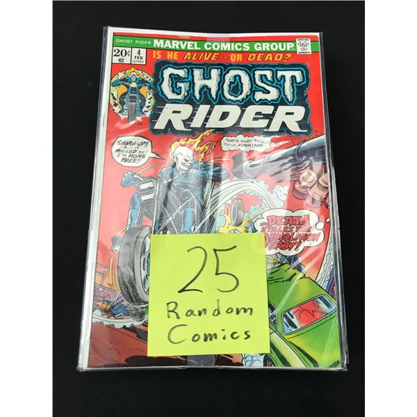 LOT OF 25 RANDOM COMICS