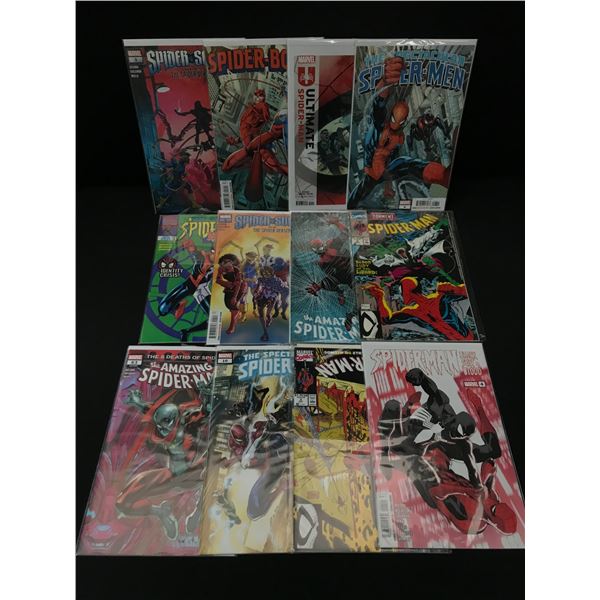 LOT OF 12 SPIDERMAN COMICS - MARVEL COMICS