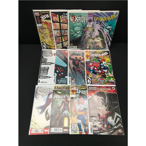 LOT OF 12 SPIDERMAN COMICS - MARVEL COMICS
