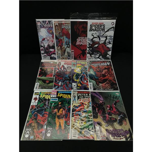 LOT OF 12 SPIDERMAN COMICS - MARVEL COMICS