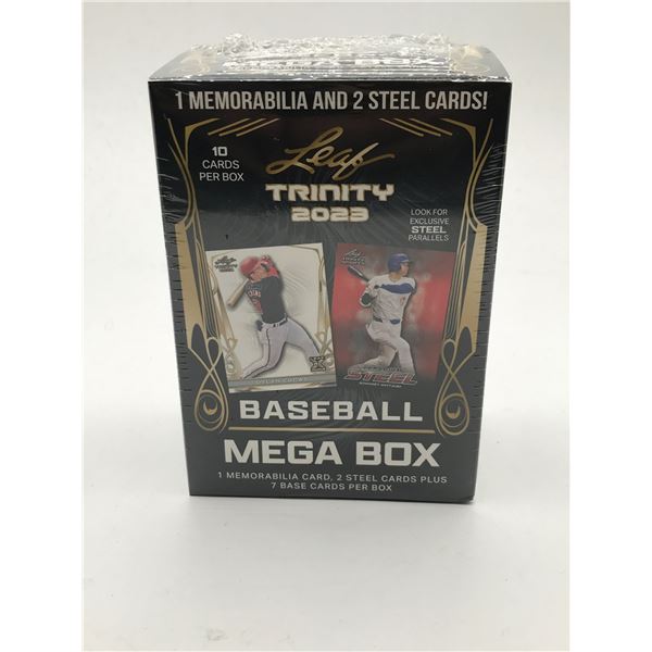 2023 LEAF TRINITY BASEBALL SEALED MEGA BOX