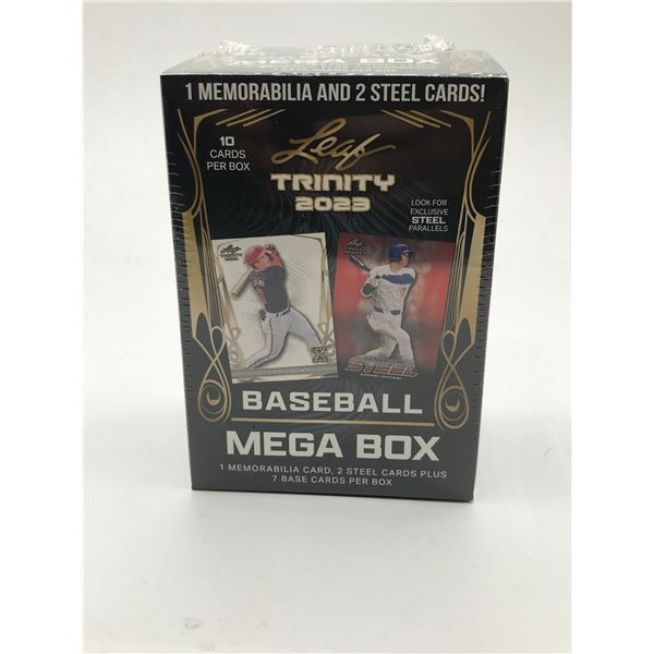 2023 LEAF TRINITY BASEBALL SEALED MEGA BOX