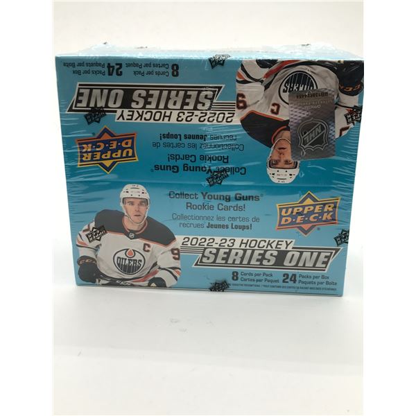 2022-23 UPPER DECK SERIES ONE HOCKEY SEALED TRADING CARD BOX