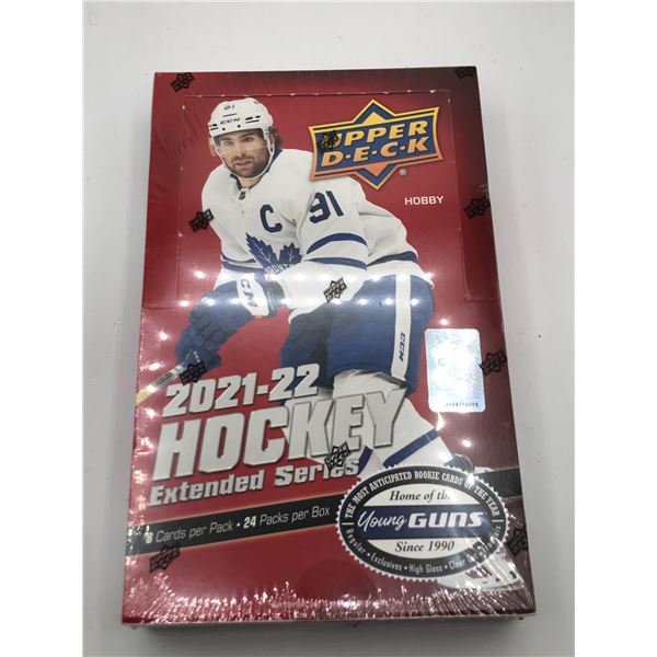 2021-22 UPPER DECK EXTENDED SERIES HOCKEY SEALED TRADING CARD BOX