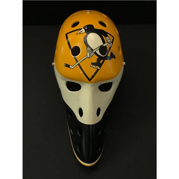 MICHEL DION LTD EDITION PITTSBURGH PENGUINS TOM DELUCA GOALIE MASK