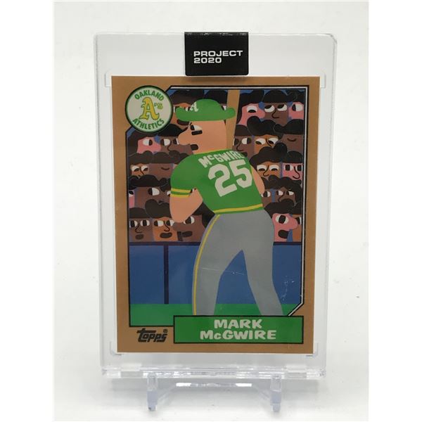 TOPPS PROJECT 2020 MARK MCGWIRE BASEBALL TRADING CARD