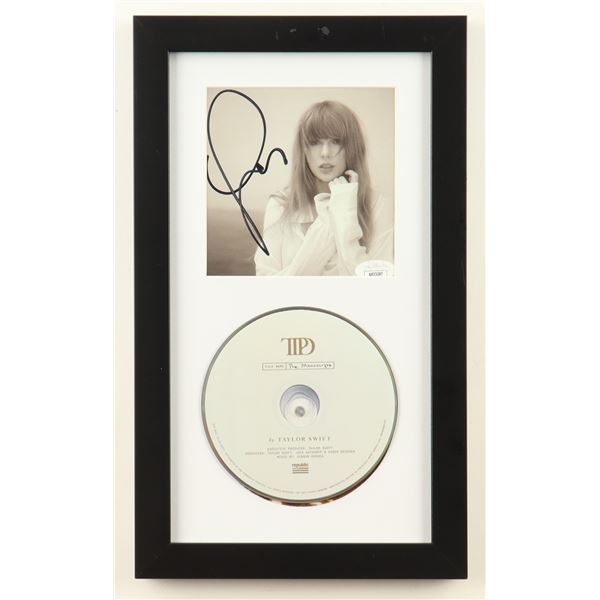 TAYLOR SWIFT SIGNED AND FRAMED CD SLEEVE - JSA COA