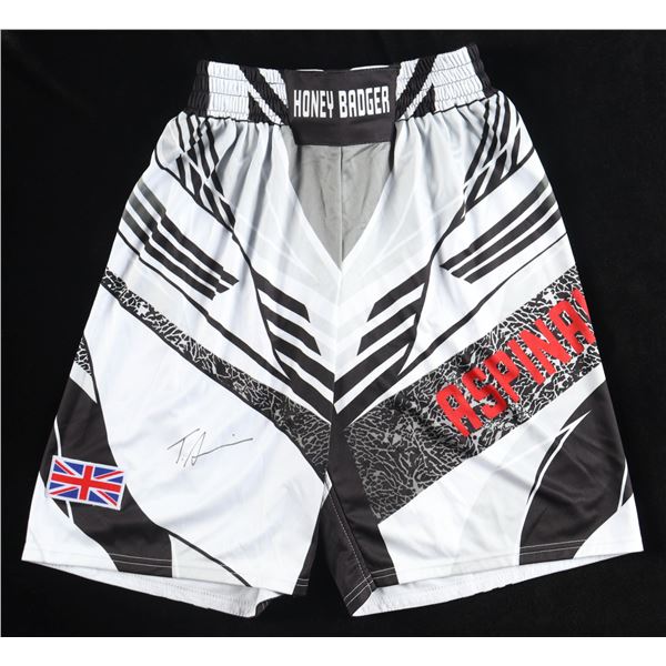 TOM ASPINAL SIGNED UFC FIGHT SHORTS - BECKETT COA