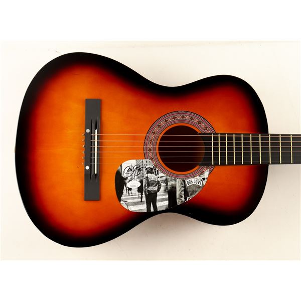 JON BON JOVI SIGNED ACOUSTIC GUITAR - JSA COA