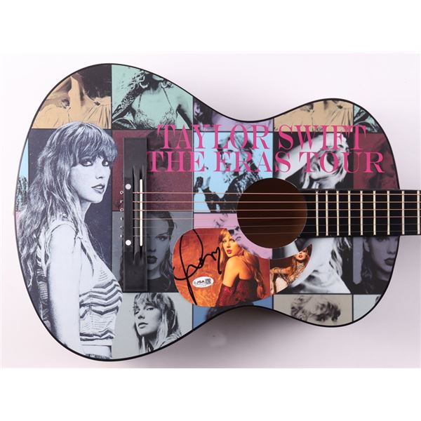TAYLOR SWIFT SIGNED ACOUSTIC GUITAR - JSA COA