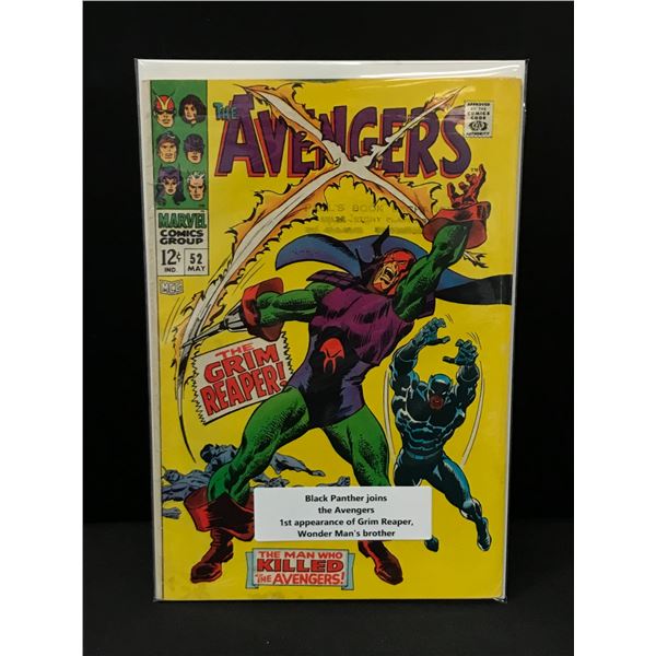 THE AVENGERS #52 BLACK PANTHER JOINS THE AVENGERS - MARVEL COMICS