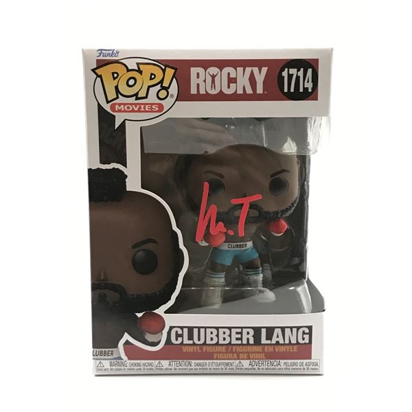 MR. T SIGNED CLUBBER LANG FUNKO POP - WWOC COA