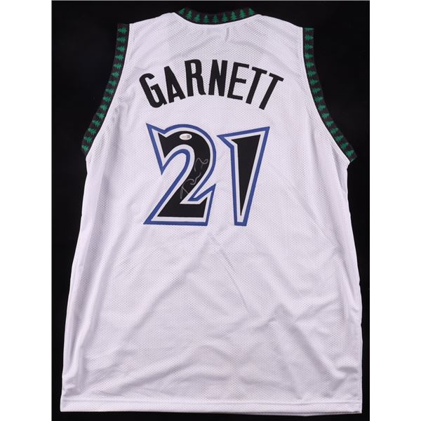 KEVIN GARNETT SIGNED MINNESOTA TIMBERWOLVES JERSEY - JSA COA
