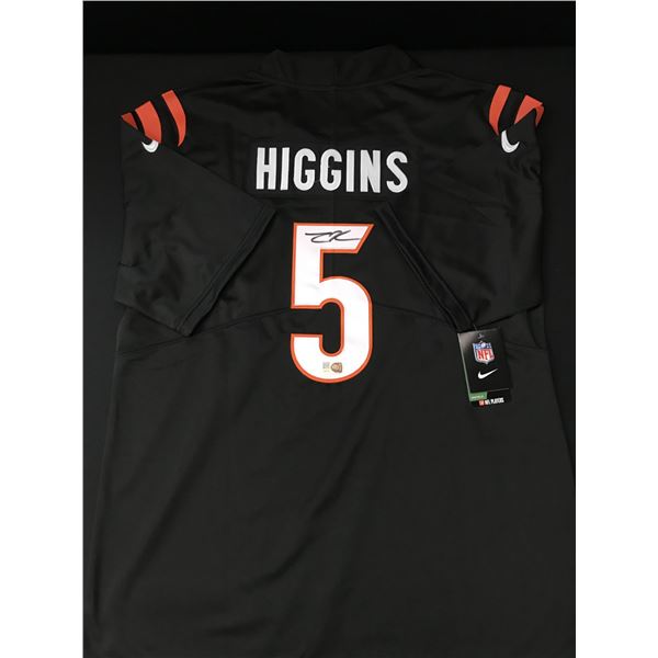 TEE HIGGINS SIGNED CINCINATTI BENGALS CUSTOM JERSEY - ELITE COA